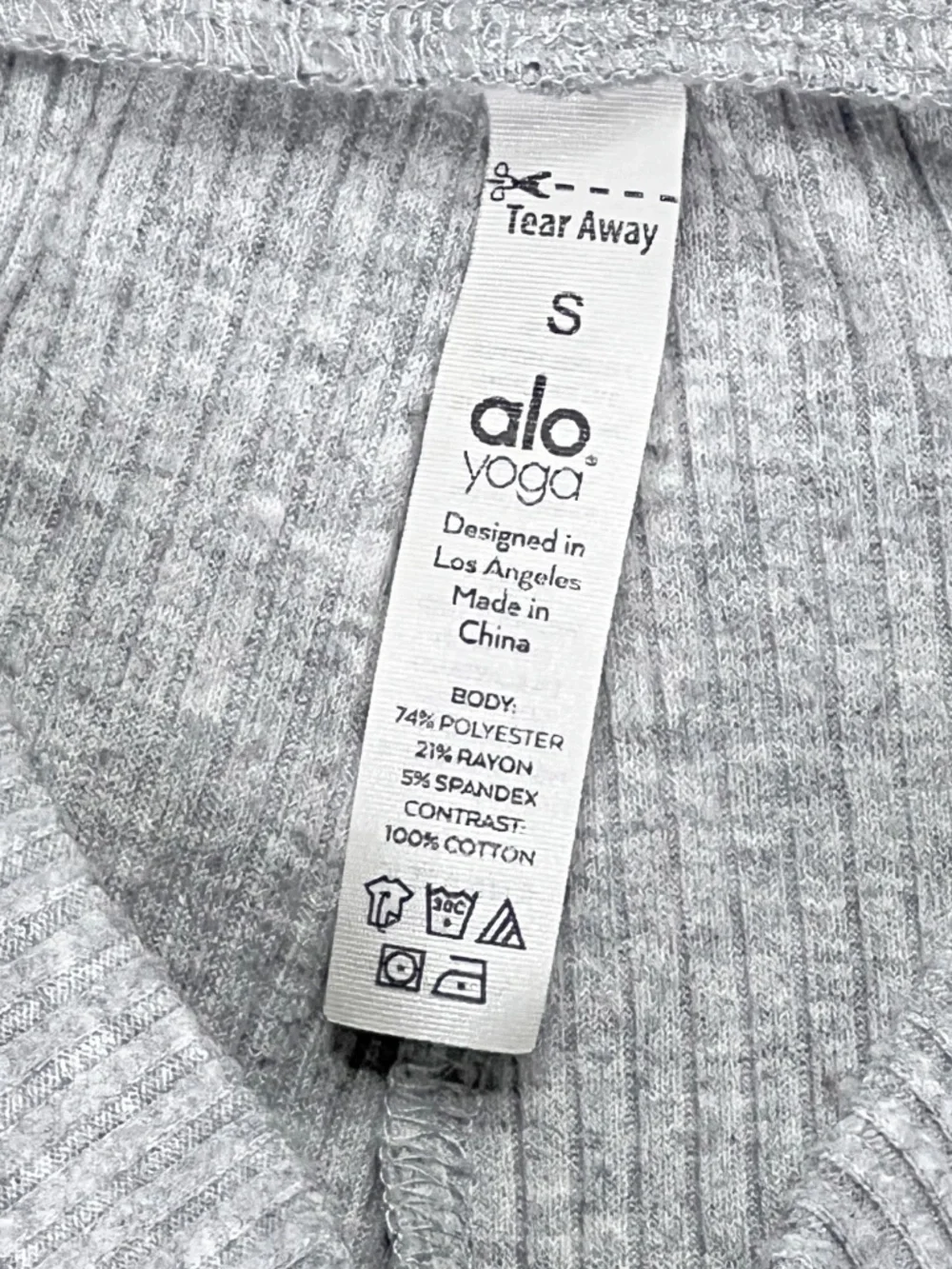 Alo Yoga Muse Hoodie and Sweatpants Set in Heather Grey Size Small